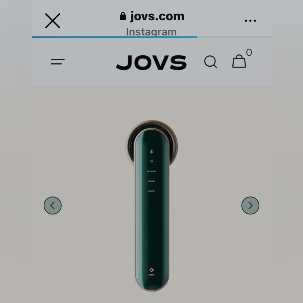 JOVS at home photo facial Dynamic pulsed light therapy at home device
